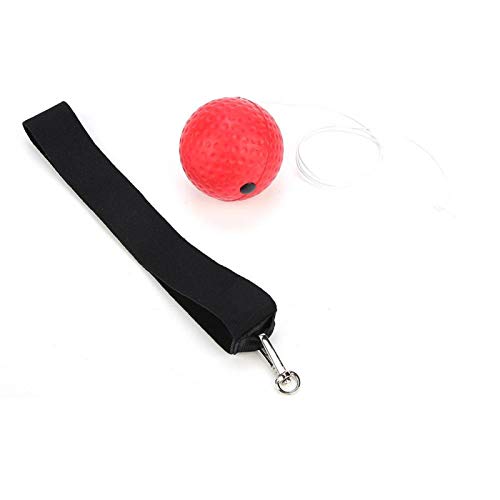 Equipamento de treinamento de reação de bola de reflexo de boxe com faixa de cabeça para boxe