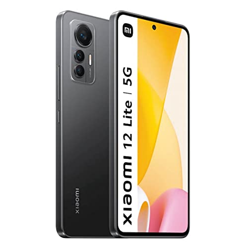 Xiaomi 12 Lite 6,55” 5G Dual SIM - 6 GB, 128 GB, Svart