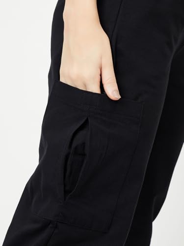 Image of Max Plus Size Women Solid Athleisure Cargo Joggers