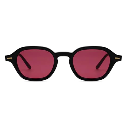 Lunettes de soleil rondes en acétate contre l'éblouissement - 4