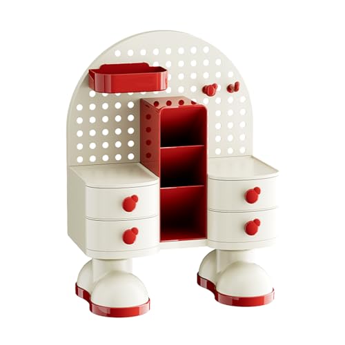 Porte-crayons multifonction pour bureau empilable avec tiroirs