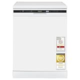 Exquisit Geschirrspüler | 12 Maßgedecke, Energieklasse E, 49 dB Geräusch | 6 Programme, Selbstreinigung, Halbe Beladung, Startzeitverzögerung, Aquastop, Mehrfach Wasserschutz | GSP56312-030E weiss