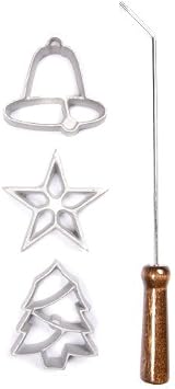 Kitchen Supply 7288 Rosette Iron Set, Holiday by Kitchen Supply