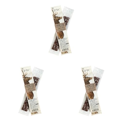 EPIC Venison & Beef Strip, Low-Carb, Grass-Fed 0.8oz (Pack of 3)