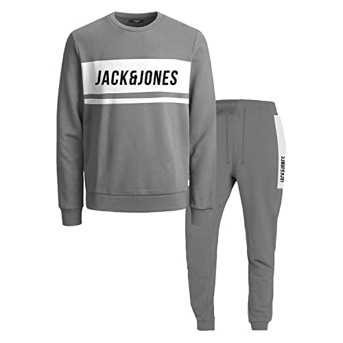 Price comparison product image Jack & Jones Jcotoms Sweat Tracksuit Set Mp - Cool Grey