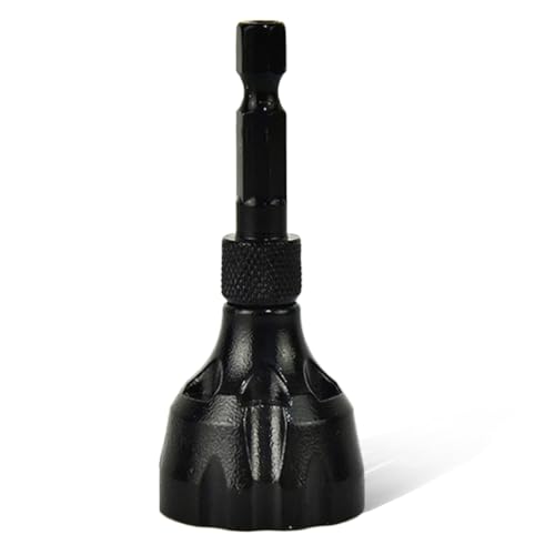 Tungsten Steel Deburring Tool with Quick Release Hex Shank(1/8 to 3/4, 3mm to 20mm) External Chamfer Tool for Pipes, Screws, and Threaded Rods