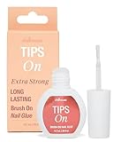 Chillhouse - Tips On, Brush on Nail Glue - Extra-Strong & Long-Lasting - Clean Brush Applicator - Glue for Press On Nails - Extra Long Hold - Easy to Use - Women Owned - Beauty & Self Care - .05 fl oz