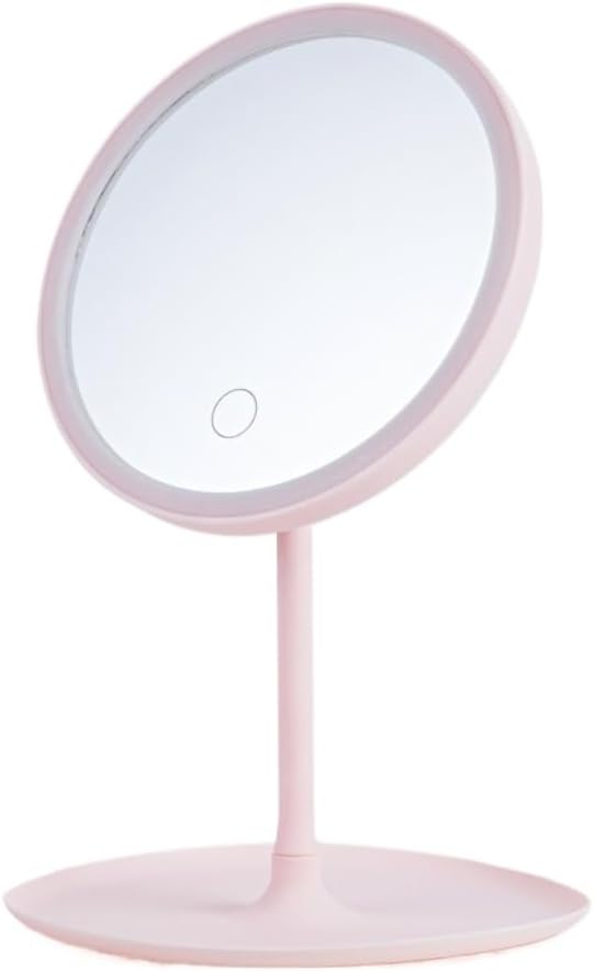 Smart Circular LED Makeup with Supplementary Light, Desktop Dressing, Charging, Portable Princess
