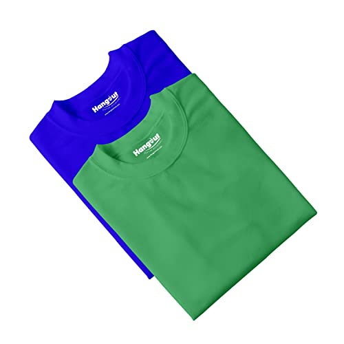 Image of Hangout Hub HH95 Tshirt for Womens | Regular Fit | Super Combed Cotton Women T-Shirt | Solid Plain Tees | Round Neck T Shirt | Half | Pack of 2 | 3 | 4 | 5 | 6