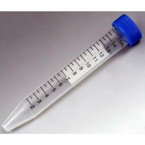 15ml Graduated Centrifuge Tube, (25 Pcs) Polypropylene/High Density Polyethyl