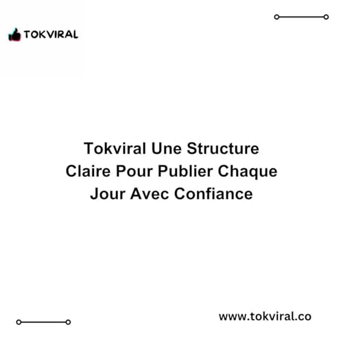 Tokviral Une Structure Claire Pour Publier Chaque Jour Avec Confiance
