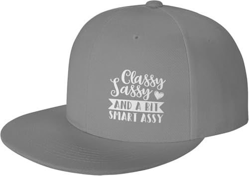 Classy Sassy and A Bit Smart Assy Adjustable Outdoor Baseball Hat Flat Hat