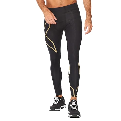 2XU Men's Light Speed Compression Tights - Lightweight & Flexible Support for Improved Running Performance