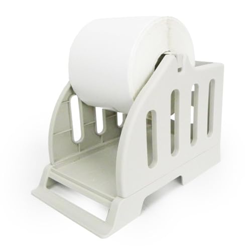 Thermal Label Holder for Rolls and Fan-Fold Labels Great for Desktop Thermal Printers Label Holder