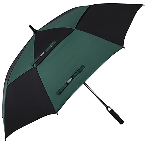 G4Free 47/54/62/68 Inch Automatic Open Golf Umbrella Oversize Extra Large Double Canopy Vented Windproof Waterproof Stick Umbrellas