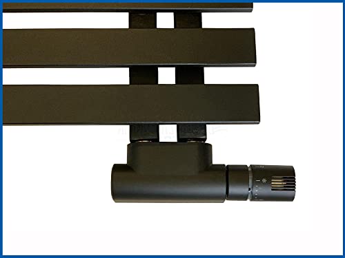 Multiblockanschlussarmatur vernickelt mit Abdeckung - Multiblockventil (Schwarz) Cover