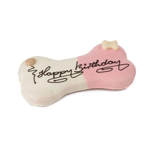 Lolo Pets Classic Geburtstagstorte für den Hund, Knochenform