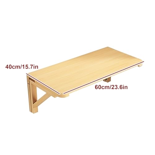 Table murale pliante 120x40 cm avec établi pliable pour bureau à domicile - 3