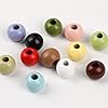 Oneyijun 50 Pcs Large Wooden Beads 20mm Natural Round Wood Beads Loose Beads, for Handmade Garlands Home Decorations Jewellery Making DIY Hand Crafts (Brown) #4