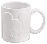 Mickey Mouse Relieftasse weiss 320 ml in Geschenkpackung 12x9x10 cm