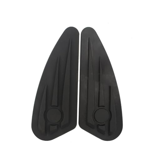 Genouillères À Gaz Autocollants Latéraux Moto Antidérapants Réservoir Noir