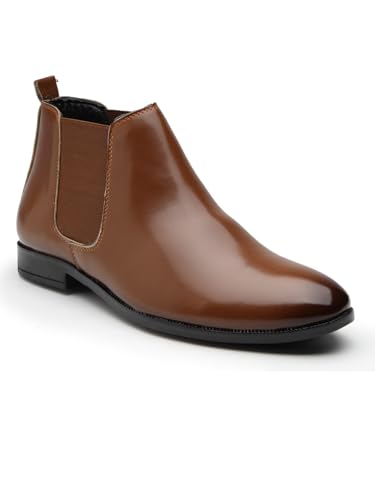 Image of Men's Slip On Fashion Chelsea Boots | High Tops, Soft Cushioned Insole, Comfortable Fit, Trendy, Stylish Boots