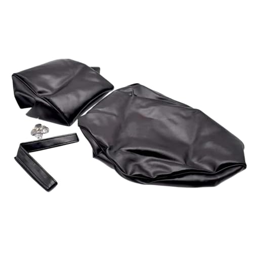 Housse siège moto cuir PU avec protection coussin pour Steed 400