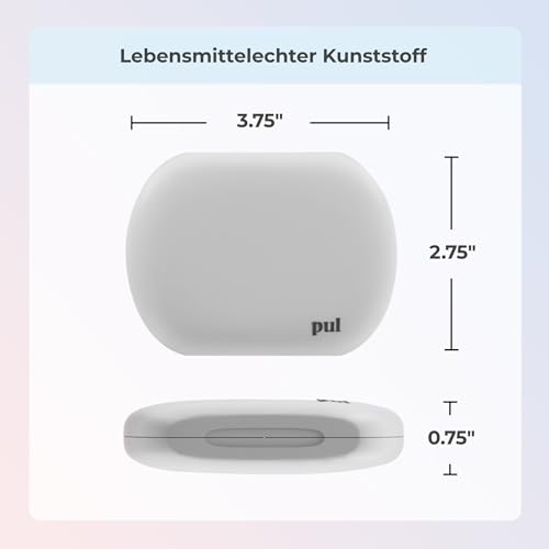 The Pultool PUL Clear Aligner & Retainer Case – Lila | Belüftete, kompakte Dental-Aufbewahrungsbox für Invisalign und Retainer | BPA-freies und reisefreundliches Design