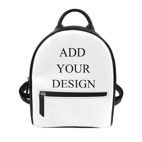 Rweroyiu RE-XTAI023Z4+ Mini Backpack Purse For Women, Small Backpack For Teen Girls Personalized Design Your Own Photo Logo Name Waterproof Shoulder Bag Tote Handbag Kids School Bookbag cover