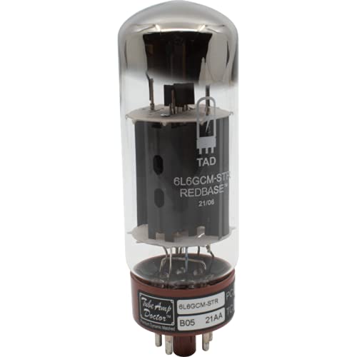 Tube Amp Doctor 6L6Gcm-Str Redbase Selected Premium Matched Quartet Eindversterkerbuizen (Set Van 4) (Rt104)