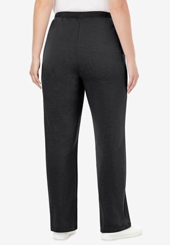 Woman Within Plus Size Womens Plus-Size Better-Fleece Pull-On Drawstring Sweatpants2