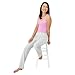 Hanes Originals Lounge, Comfywear Leisure Pants for Women, Straight Leg, Heritage Grey Marle, Small