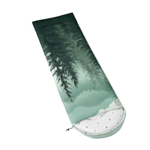 Erosebridal Forest Sleeping Bag Woodland Mountain Camping Sleeping Bag Kids Pine Tree Backpacking miniatura 3
