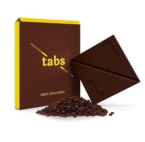 TABS Dark Chocolate For Men & Women I Chocolate Gift Box For Husband & wife I Valentine Gift Set For Boyfriend & Girlfriend I Best Gift Set For Birthday, Anniversary For boy & Girl (Mini-Pk-01),200 G