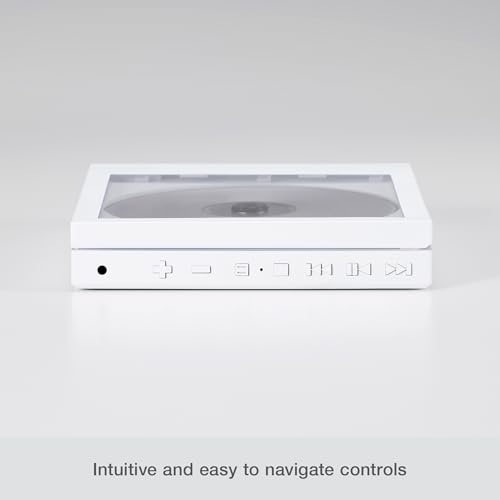 Image of [ km5 ] Rechargeable CD Player with Bluetooth [ Instant Disk Audio CP1 ( Black ) ] Hi-Fi Audio Portable CD Player for Car