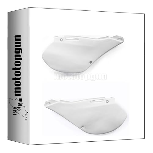 Plaques latérales de protection Acerbis blanches de haute précision pour KX 250