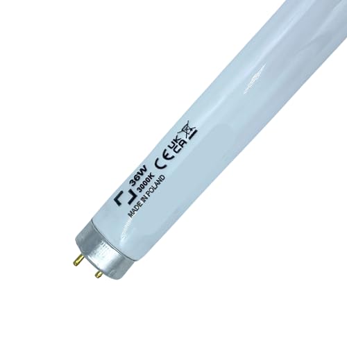 DSTOCK60 - Ampoule tube fluorescent - néon T8 36W 830 G13 3350lm = 36W Ø2.8cm blanc chaud 3000K - 121.3 x 2.8cm