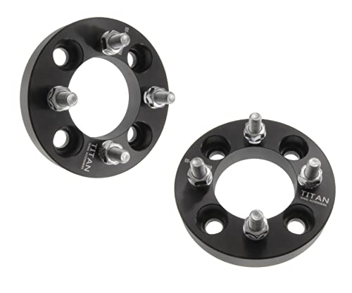 2pc 25mm (1") 4x4.25 to 4x100 Wheel Adapters Spacers 12x1.5 Studs 4x108 Changes Bolt Pattern to 4x100