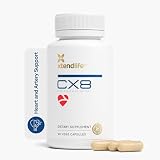 Xtendlife CX8 Heart Health Supplement for Cardiovascular Support, Circulation, and Arterial Health - with Vitamin K2 MK7, D3, Tocotrienols, and Sea Buckthorn-30 Day Supply