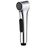 Yuanpgky Hochdruck-WC-Sprühgerät für moderne Badreinigung, Bidet-Aufsatz mit Metall-Finish, zur einfachen Installation für persönliche Hygiene und Toilette(A)