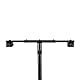 Gravity LS SUPER TB 01 - Super mini Querträger für 35 mm Stative, Lichtstativ, schwarz