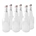 Secure Swing 16 oz Beer Bottles with Ceram-Seal Ceramic Cap for Fermentation & Carbonation of Beer, Soda, Kombucha - 6 Pack - Clear
