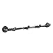 Rustic Industrial Pipe 4 Hook Coat Rack by Pipe Decor | Heavy Duty DIY Style, Wall Mounted Kit, Modern Chic Industrial Steel Grey, Commercial Grade Metal