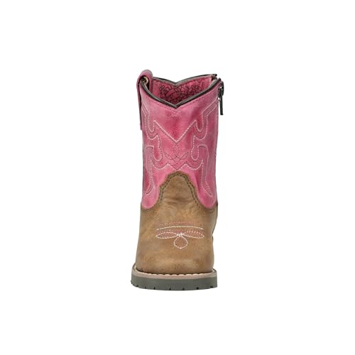 Image of Smoky Mountain Boots Toddlers' Autry Square Toe Leather Western Cowboy Boots