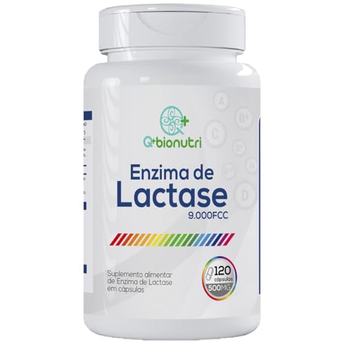 Enzima Lactase 9000 FCC Bionutri – 120 Cápsulas | Suplemento Premium para Intolerância à Lactose | Auxilia na Digestão de Leite e Derivados