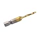 Produktbild Sechskantschaft HSS Metrisch rechte Schraube Spiralpunkt Gewindebohrer Konusbohrer Metrische Plug Bohrer Handwerkzeug - Golden 3mm