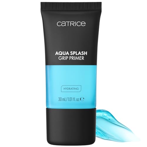 CATRICE Aqua Splash Grip Primer – Feuchtigkeit & starker Grip-Effekt – Mit Glycerin & Hyaluronsäure – Extra-langer Make-up-Halt – Vegan & Ölfrei – 30 ml