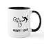 White/Black Inside - Gravity Sucks Bike Mug