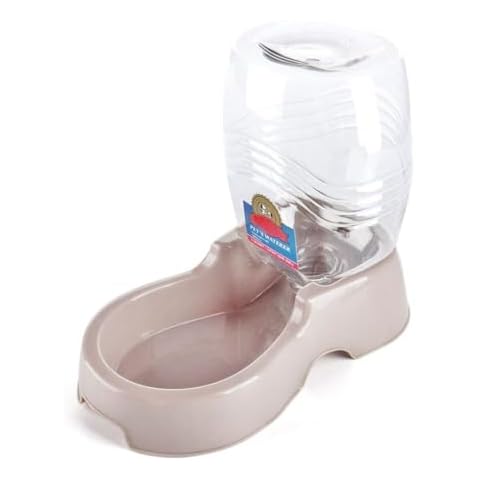 Flexzion Beige Auto Replenish Pet Water Dispenser Cover