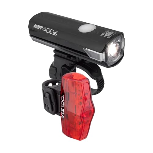 Cateye AMPP & ViZ USB Bike Light Combo Kit